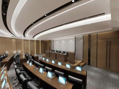 现代报告厅3D模型下载